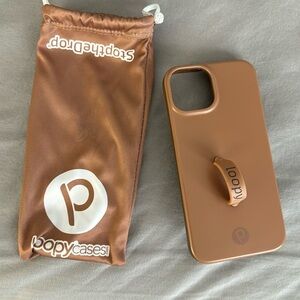 IPHONE 13 LOOPY CASE SADDLE BROWN